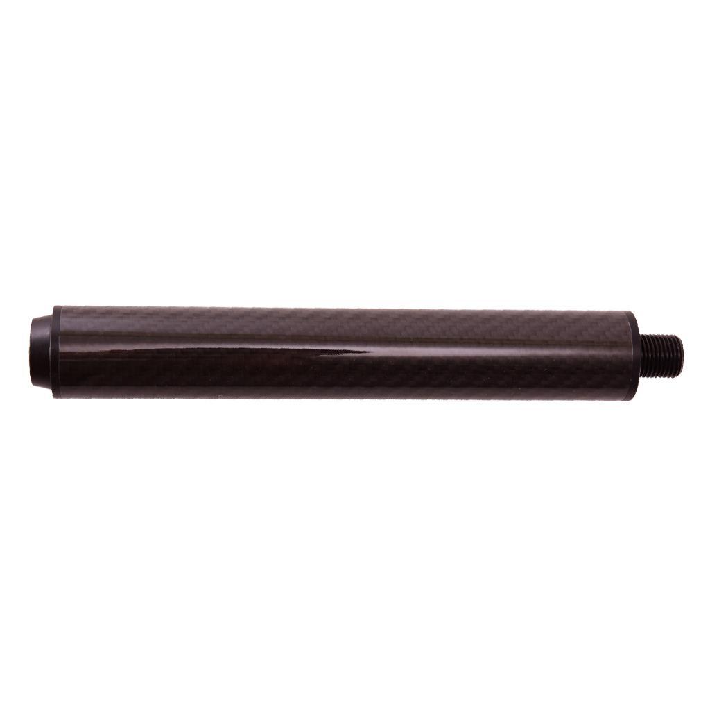 Professional Aluminum Pool Cue Extension Extender for  Billiards Black