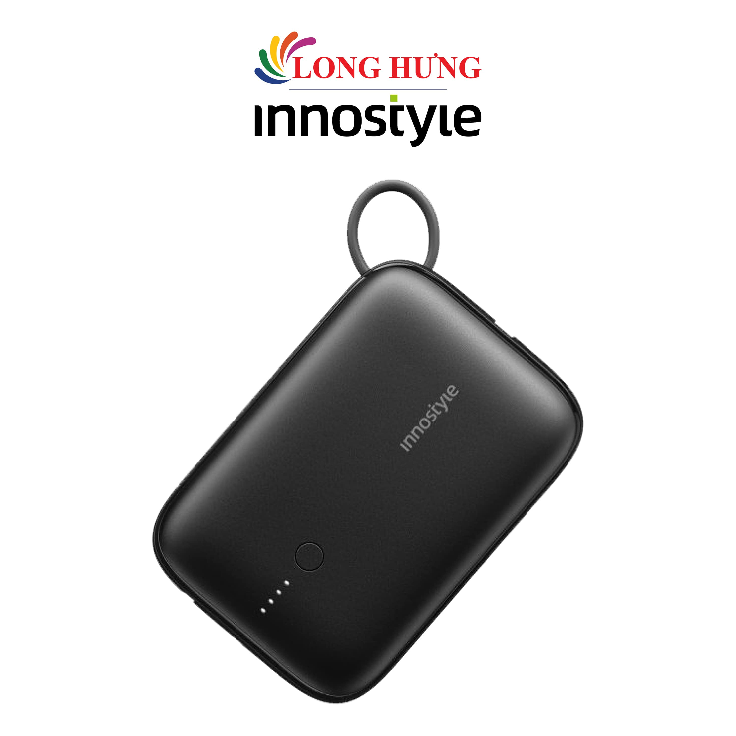 Sạc dự phòng Innostyle PowerGo Mini 10000 mAh 22.5W QC3.0 IP22PDBLK - Hàng chính hãng