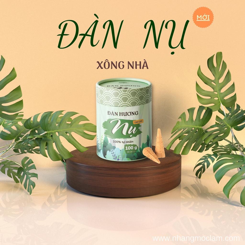 Nhang Nụ Đàn Hương MỘC LÂM - 100g - 60 viên - Nhang Sạch cao cấp - Hương thơm dịu ngọt