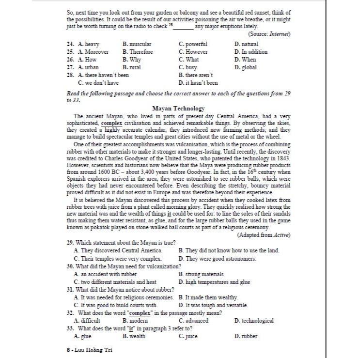 Sách - Giới thiệu bộ đề thi môn tiếng anh tốt nghiệp THPT (theo chương trình GDPT mới - áp dụng từ năm 2025) - HA