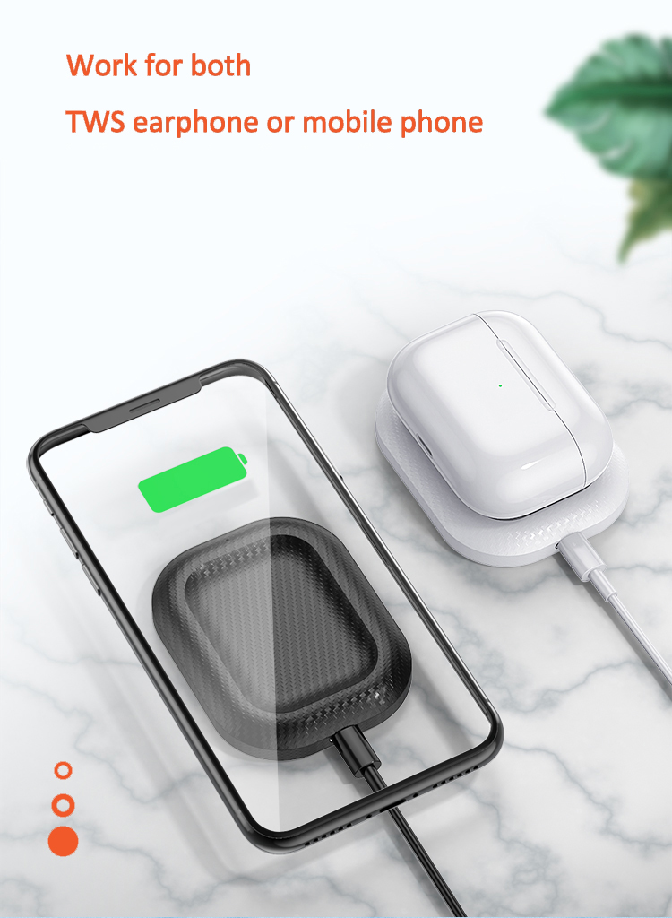 Đế Sạc Nhanh Không Dây Chuyên Cho AIRPODS - CAPARIES AIRPODQI-V1, Wireless Quick Charge, chuẩn Qi Apple cho Iphone - Hàng Chính Hãng