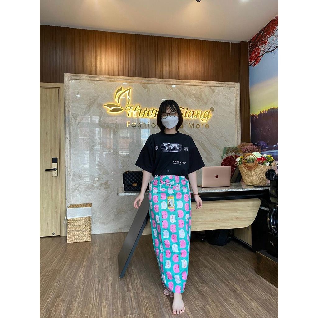 Váy chống nắng , DX Thương hiệu HƯƠNG GIANG , Vải tốt 2 Lớp - Dùng được 2 mặt- Có Túi -Giao màu ngẫu nhiên