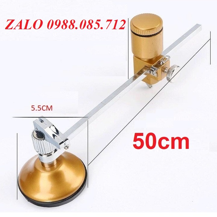 Dao cắt kính hình tròn, Dao cắt kiếng compa Jiamin đường kính100/150cm siêu đẹp chuẩn nhà máy