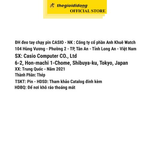 Đồng hồ CASIO 27 mm Nữ LTP-1129G-7BRDF - Hàng Chính Hãng