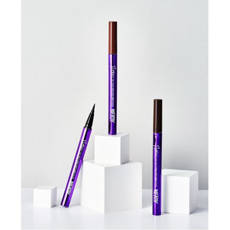 Bút Kẻ Mắt Nước Nét Mảnh, Sắc Nét, Lâu Trôi Merzy Bite The Beat Pen Eyeliner Flex 0.6g