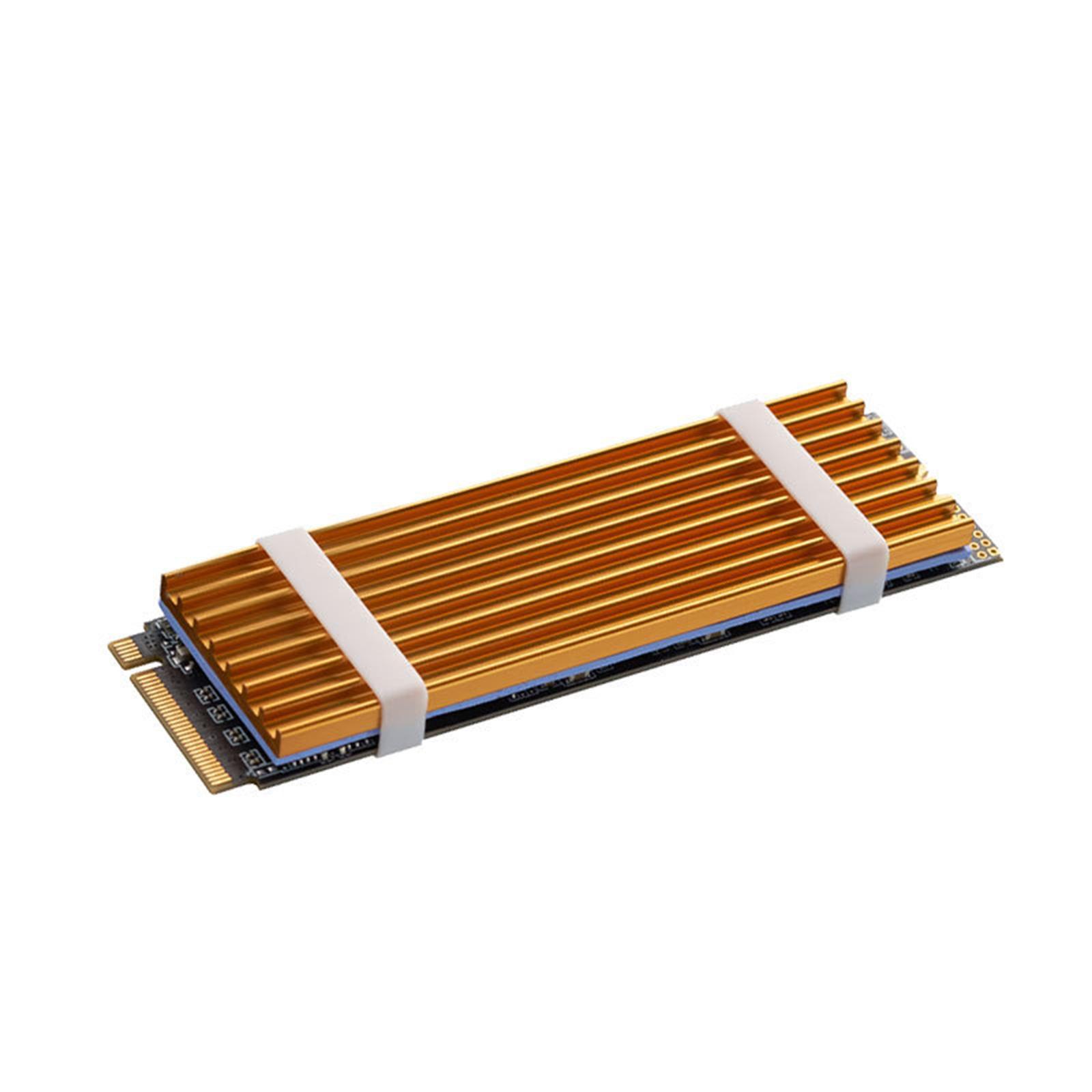M.2 SSD Heatsink with Silicone Thermal Pad, for 2280 M.2 SSD, Durable and Easy to Install