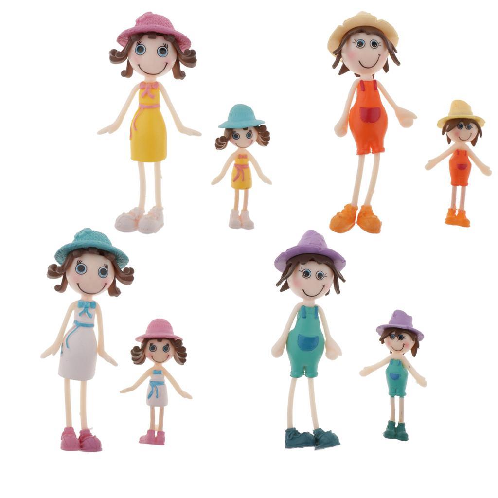 1/12 Dollhouse Miniature Dolls for Scenes Accessory White