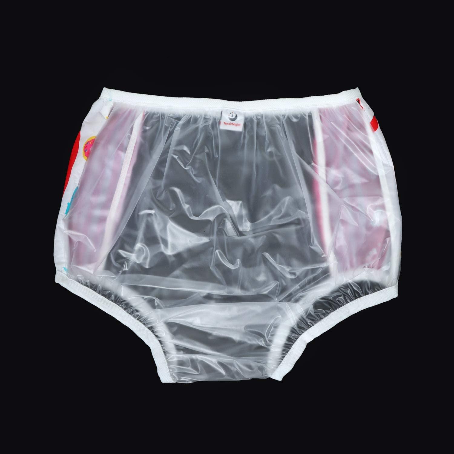 ABDL Tã Người Lớn Pvc Có Thể Tái Sử Dụng Cho Bé Quần Tã Onesize Nhựa Bikini DDLG Người Lớn Bé Mới Quần Lót Xanh Dương Tã