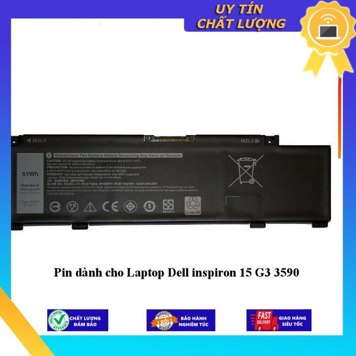 Pin dùng cho Laptop Dell inspiron 15 G3 3590 - Hàng Nhập Khẩu New Seal