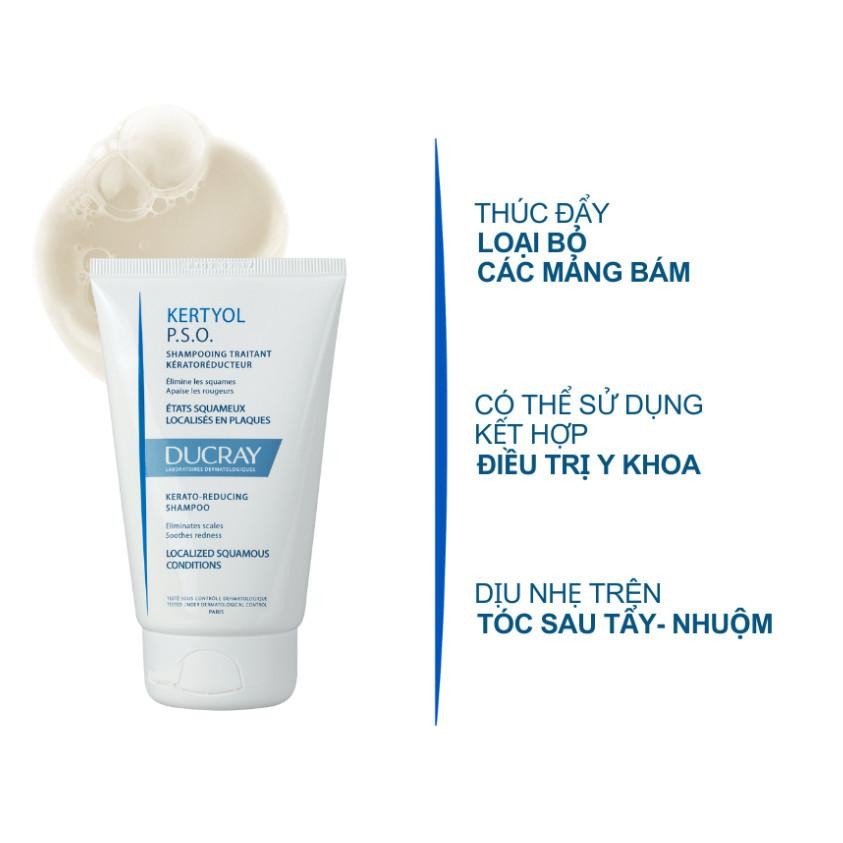 Dầu Gội Cho Da Đầu Gàu Mảng Kertyol Pso Shampoo Ducray 125ml