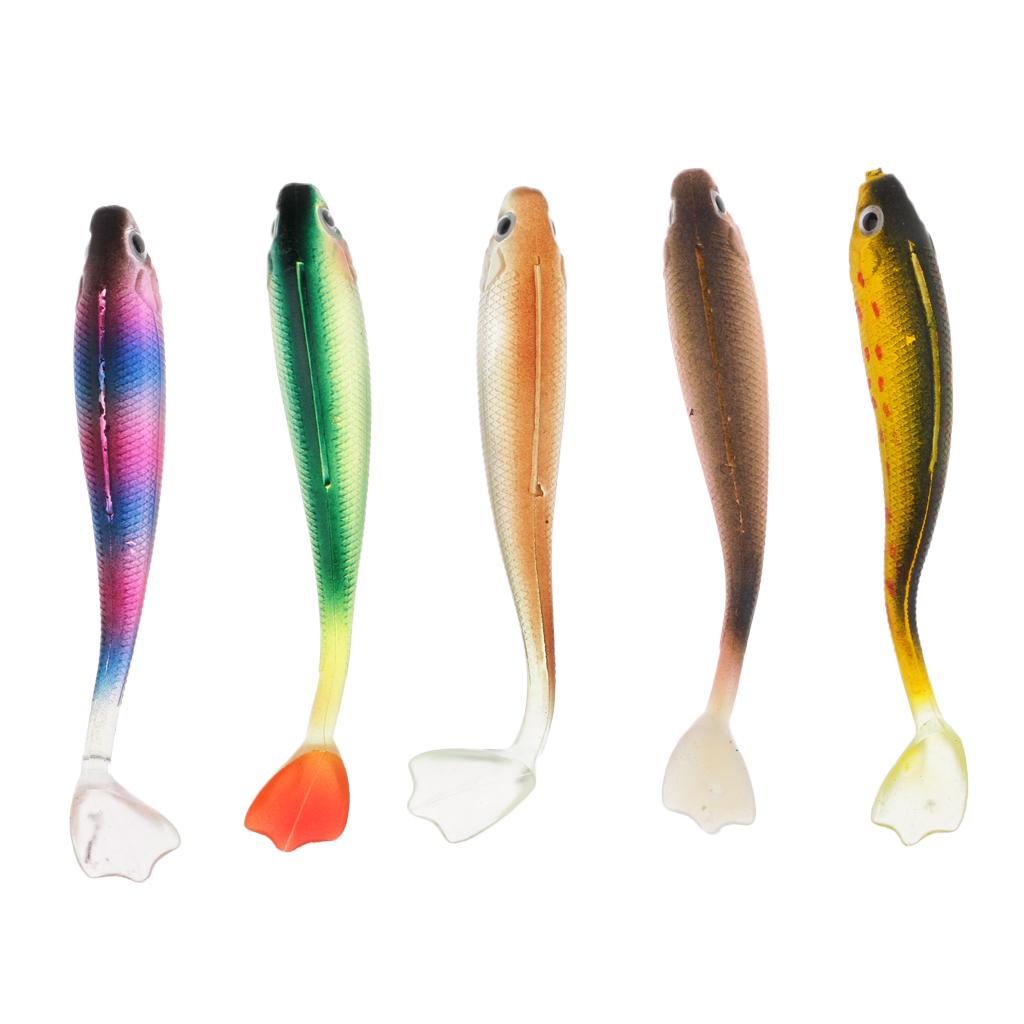 5pcs Soft Fishing Lure Fishing Baits   Simulation   Swimbait