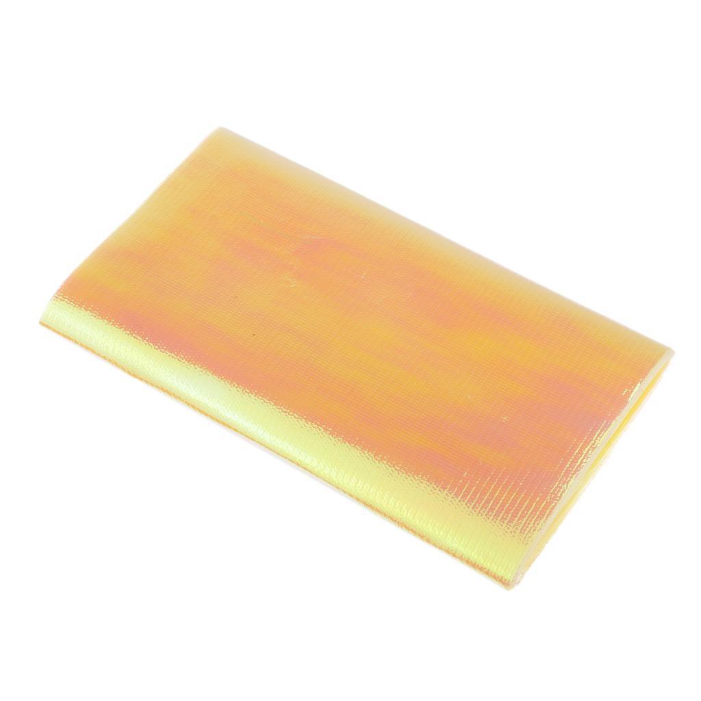 2-4pack DIY Fishing Lure Tape Reflective Flash Tape Fly Tying Materials Yellow
