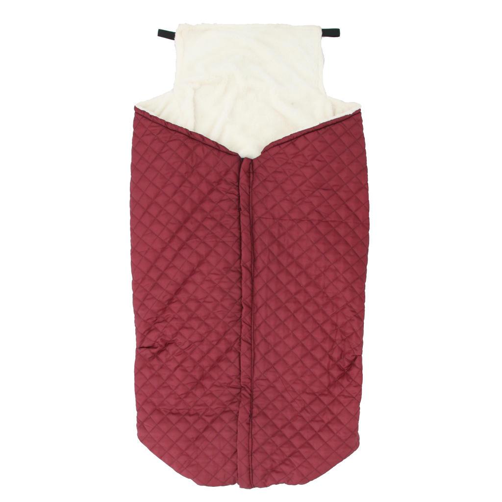 Plush Fleece Lining Wheelchair Warmer Cover Blanket Leg Foot Bag for Adults