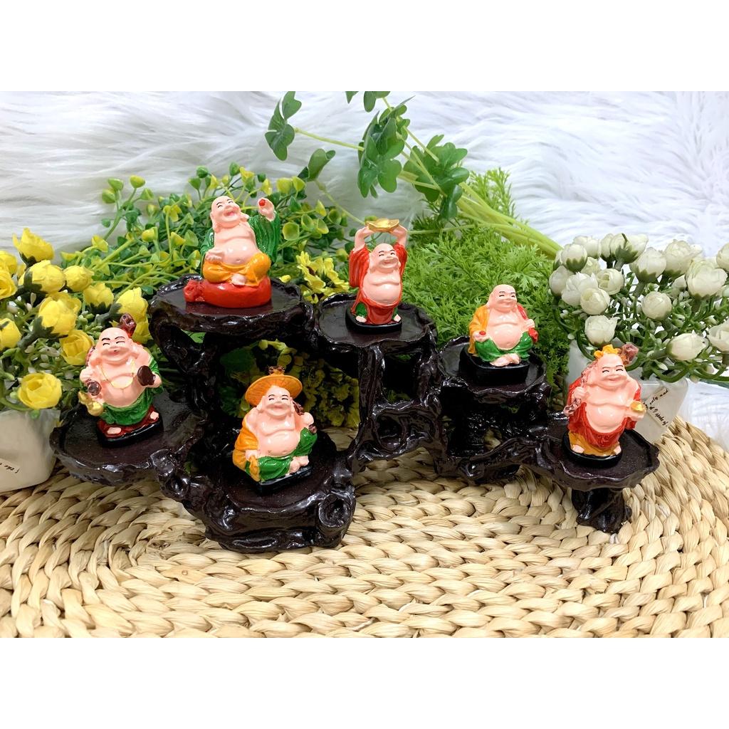 Đế để tượng kèm 6 tượng phật Bồ Tát Di Lạc Hoan Hỉ Tài Lộc