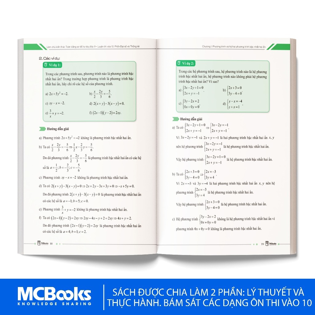 Sách - Làm Chủ Kiến Thức Bằng Sơ Đồ Tư Duy Tiếng Anh - Toán - Ngữ Văn Lớp 9 Tập 1 + Tập 2 - TKBooks
