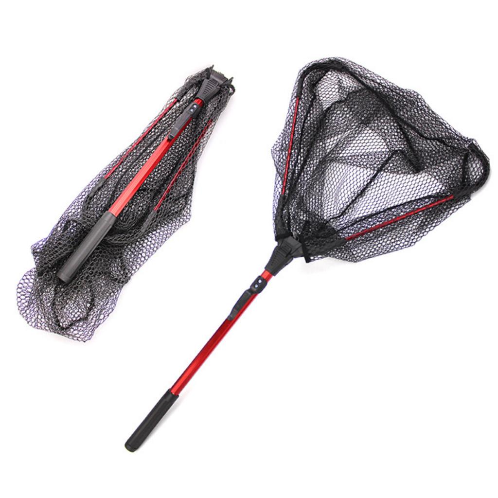 80cm Aluminium Alloy Fishing Landing Net Folding and Release Net Trout Net