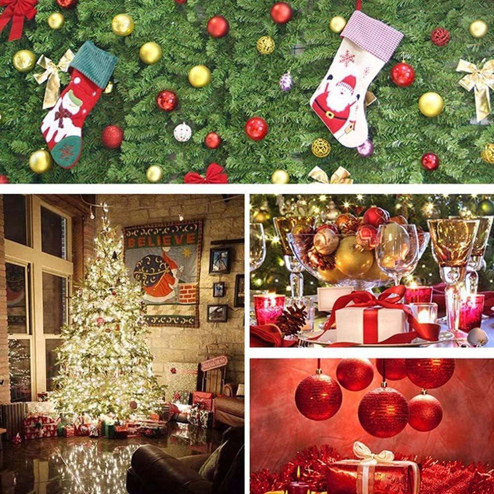Đồ Trang Trí Giáng Sinh, Đồ Trang Trí Đồ Trang Trí Giáng Sinh 24 Mảnh, Đồ Trang Trí Đồ Trang Trí Giáng Sinh, Đồ Trang Trí Cây Thông Giáng Sinh, Đồ Trang Trí Lấp Lánh Trang Trí Tiệc Giáng Sinh (Đỏ)