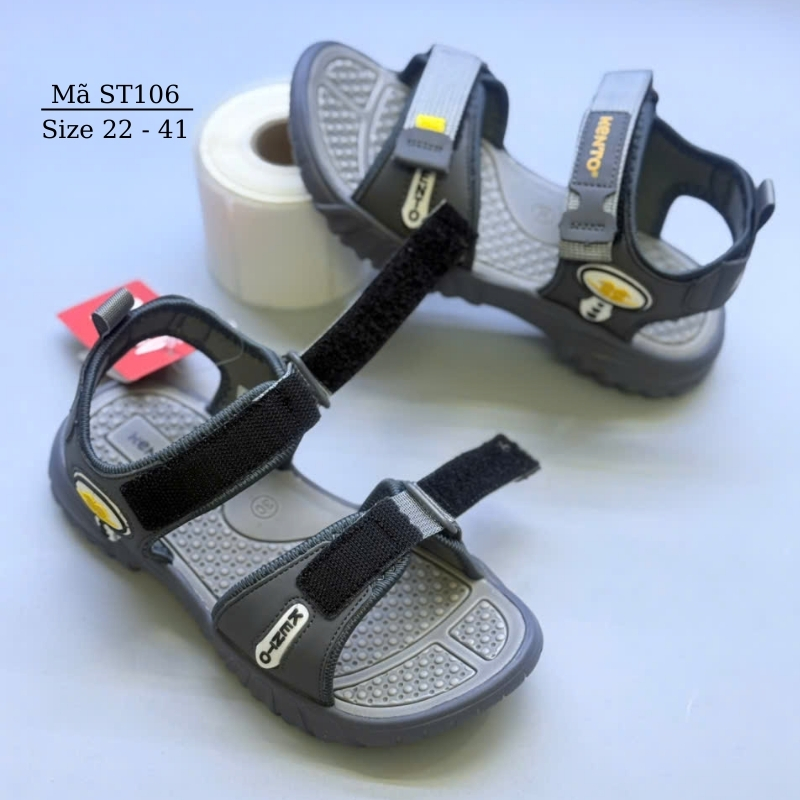 Sandal trẻ em dép quai hậu bé trai kháng khuẩn cao cấp 1 - 15 tuổi thể thao năng động cá tính NHÍM SHOP ST106
