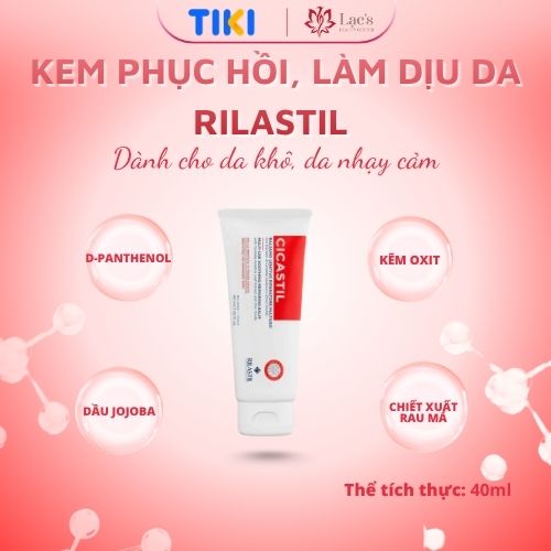 Kem Dưỡng Phục Hồi, Làm Dịu Da Rilastil Cicastil Multi-Use Soothing Repairing Balm 40ML