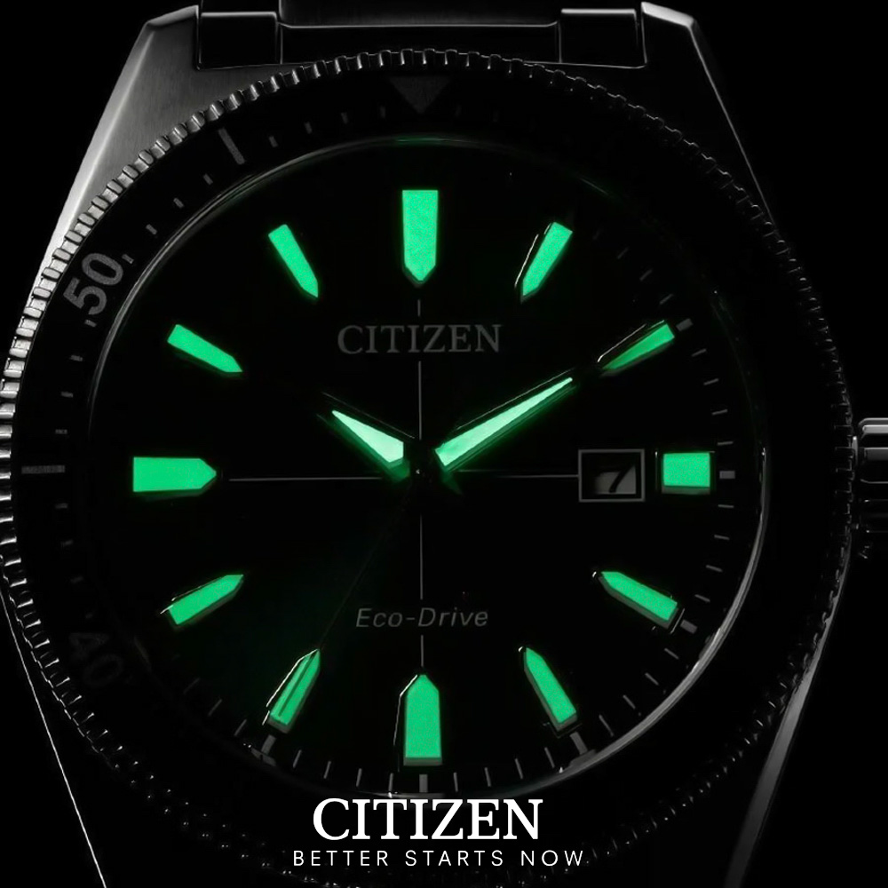 Đồng Hồ Nam Citizen Eco-Drive Dây Thép Không Gỉ AW1590-55E - Mặt Đen (43mm)