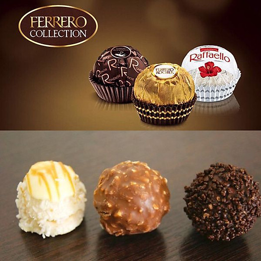Socola Ferrero Rocher 15 viên - mix 3 màu