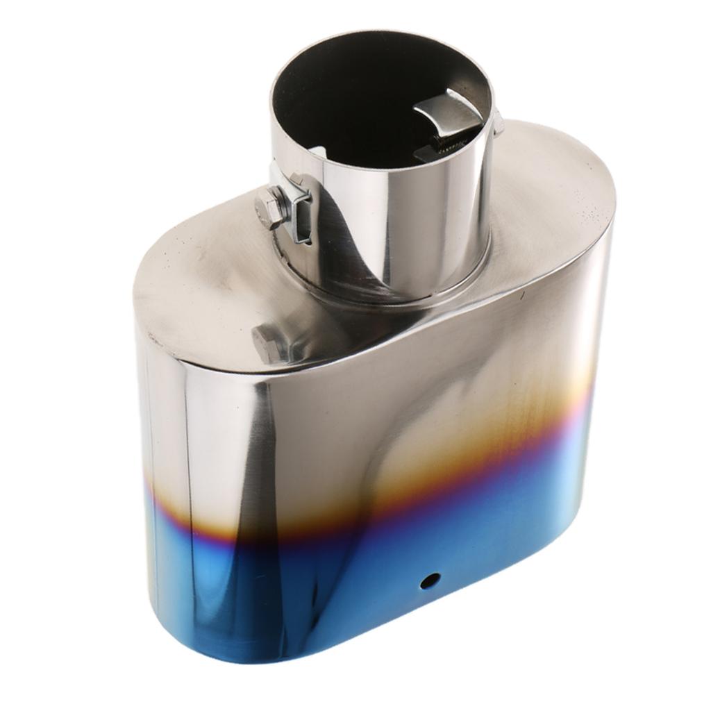 Car Truck Tail Throat Pipe Exhaust Pipe Trim Tips Muffler Pipe