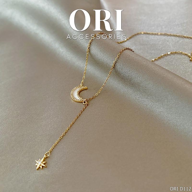 Dây chuyền nữ hình hoa hồng Rosa thời trang ORI ACCESSORIES D112