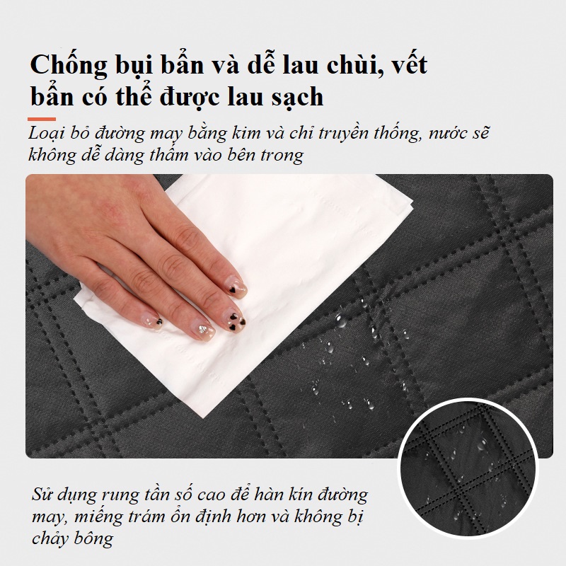 Thảm cắm trại chống ẩm 2mx2m dã ngoại ngoài trời đệm dã ngoại không thấm nước siêu âm dày có thể giặt bằng máy giặt