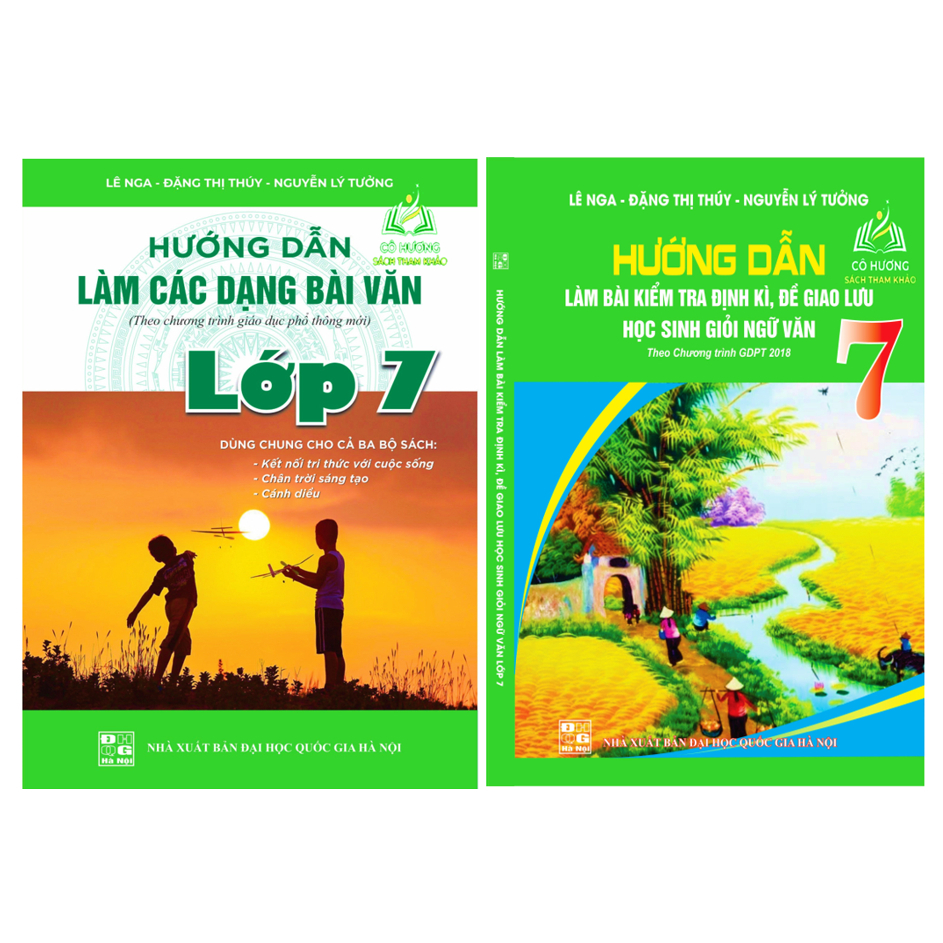Sách - Hướng dẫn làm bài kiểm tra định kì, đề giao lưu học sinh giỏi ngữ văn 7 - Theo chương trình GDPT 2018