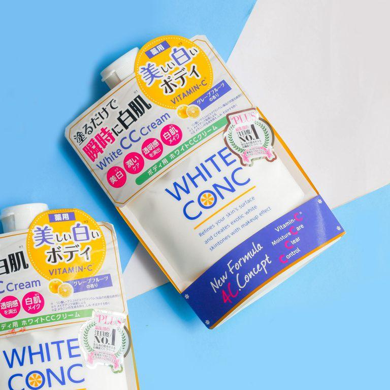Sữa dưỡng thể trắng da White Conc Body White CC Cream 200g - Hàng nội địa Nhật