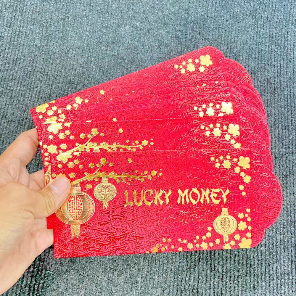 Bao Lì Xì Đỏ Lucky Money Cao Cấp Ngoại Nhập Chi Tiết Sắc Nét PASA COLLECTION