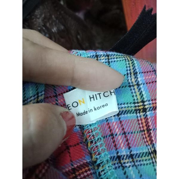 Đầm caro xanh đỏ