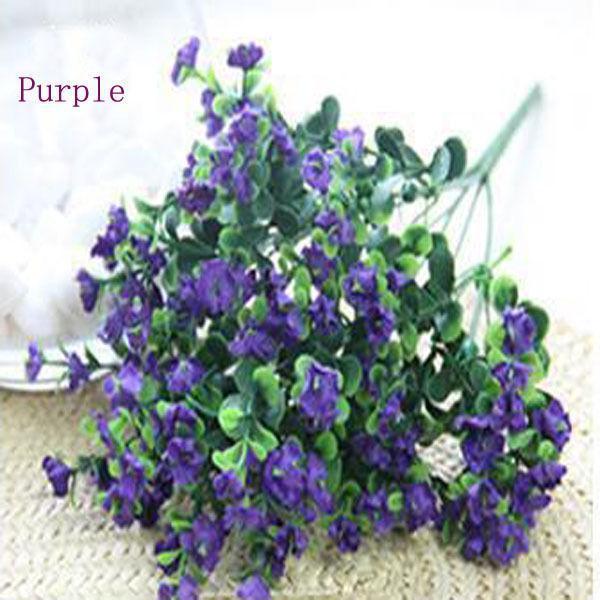 Artificial Plant Silk Gypsophila Flowers Stem Wedding Party Home Decor White
