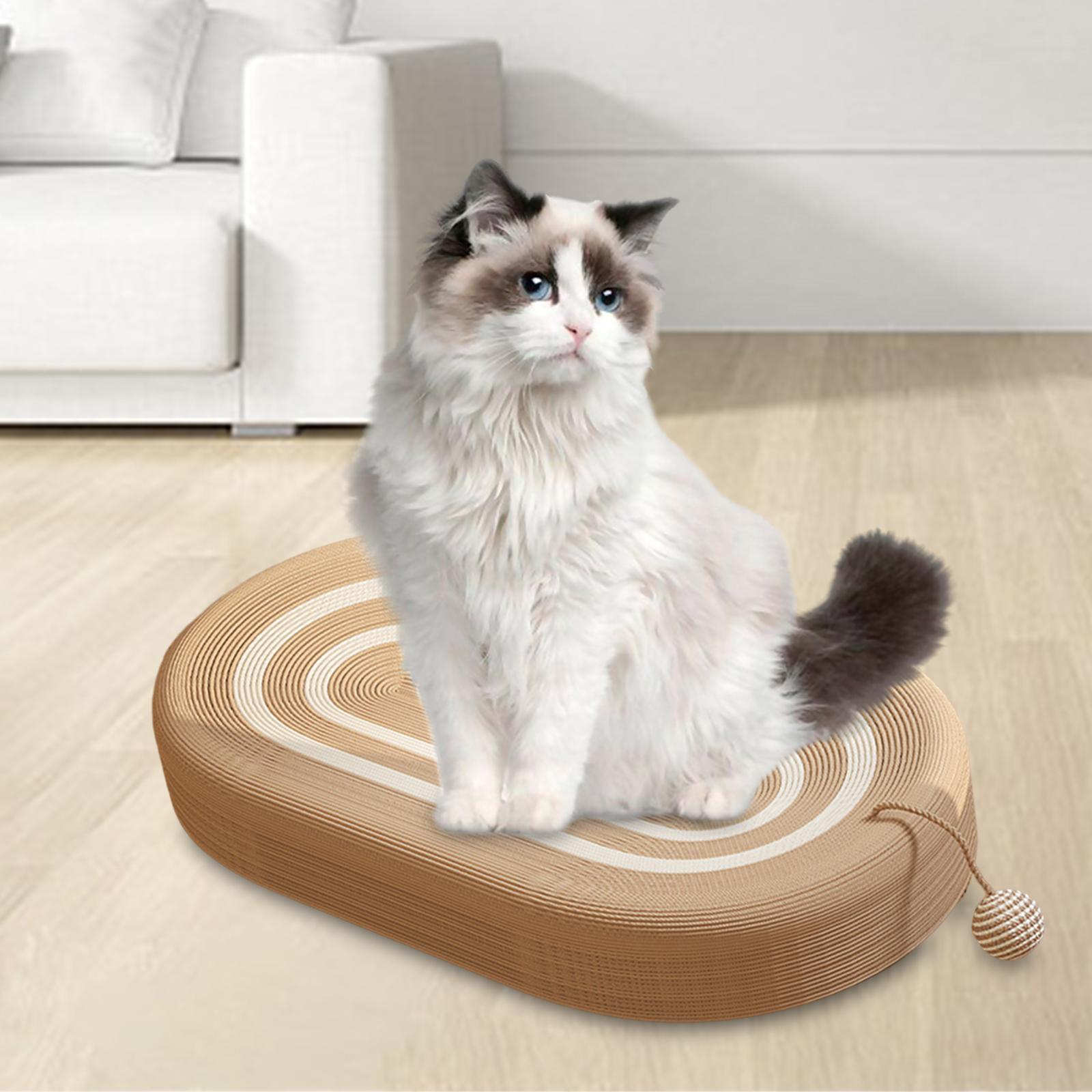 Cat Scratcher Cardboard Play Cat Scratch Pad Bowl for Indoor Training Carpet