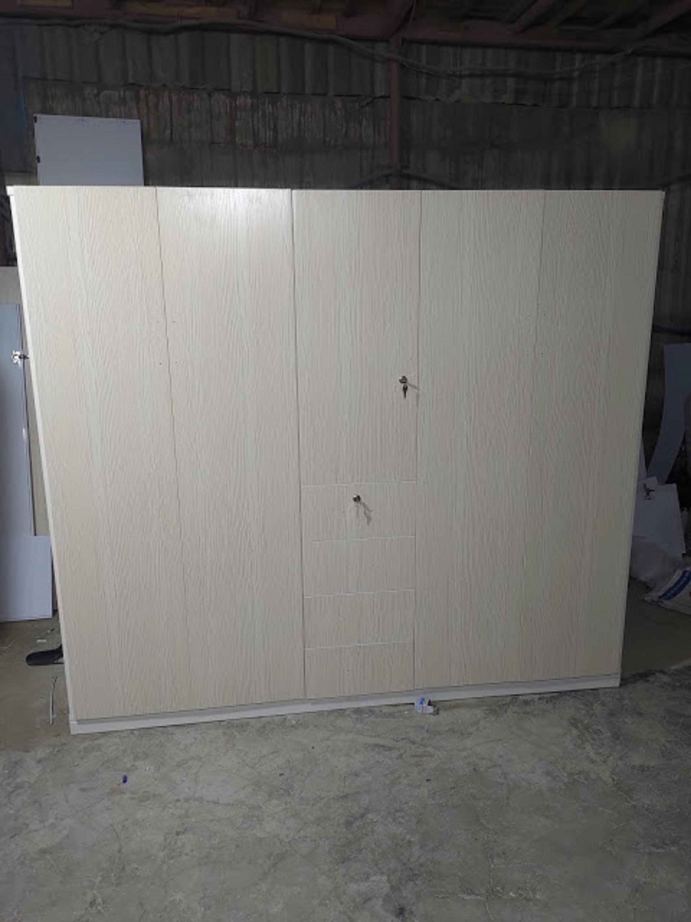 Tủ Nhựa Đài Loan 5 Cánh Màu Gỗ Sồi 264