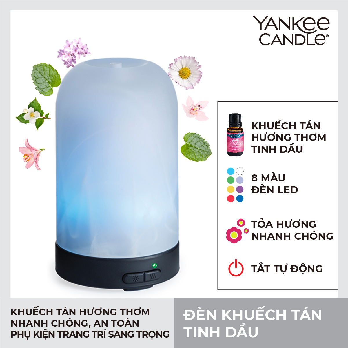 Đèn khuếch tán tinh dầu Yankee Candle