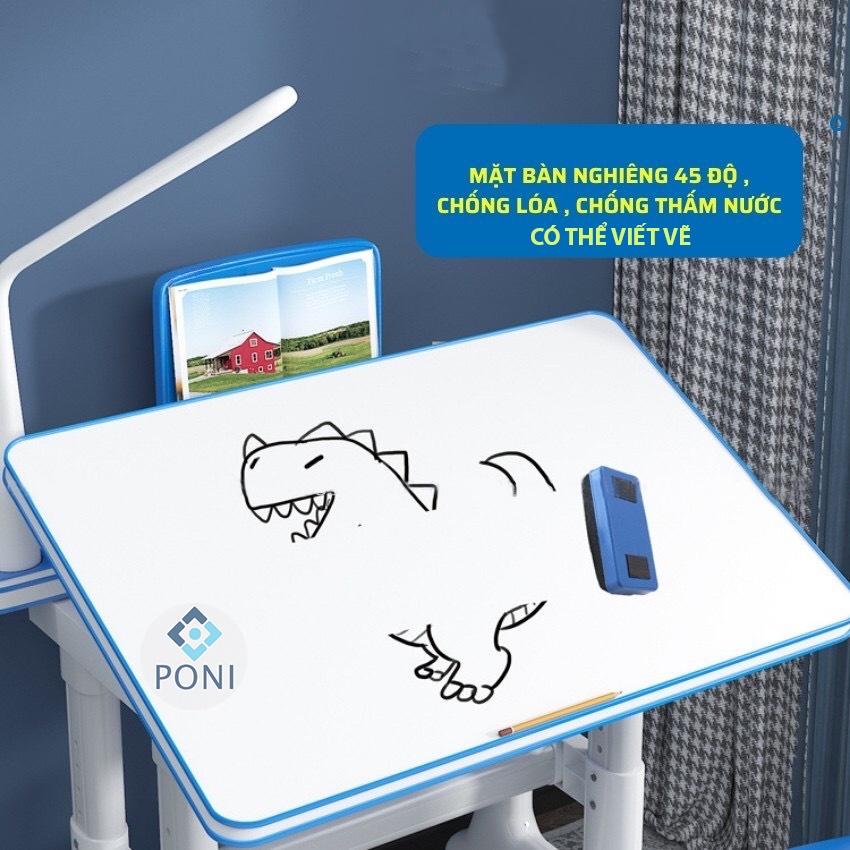 Bộ bàn học thông minh chống gù, chống cận B80, mặt bàn rộng 80cm