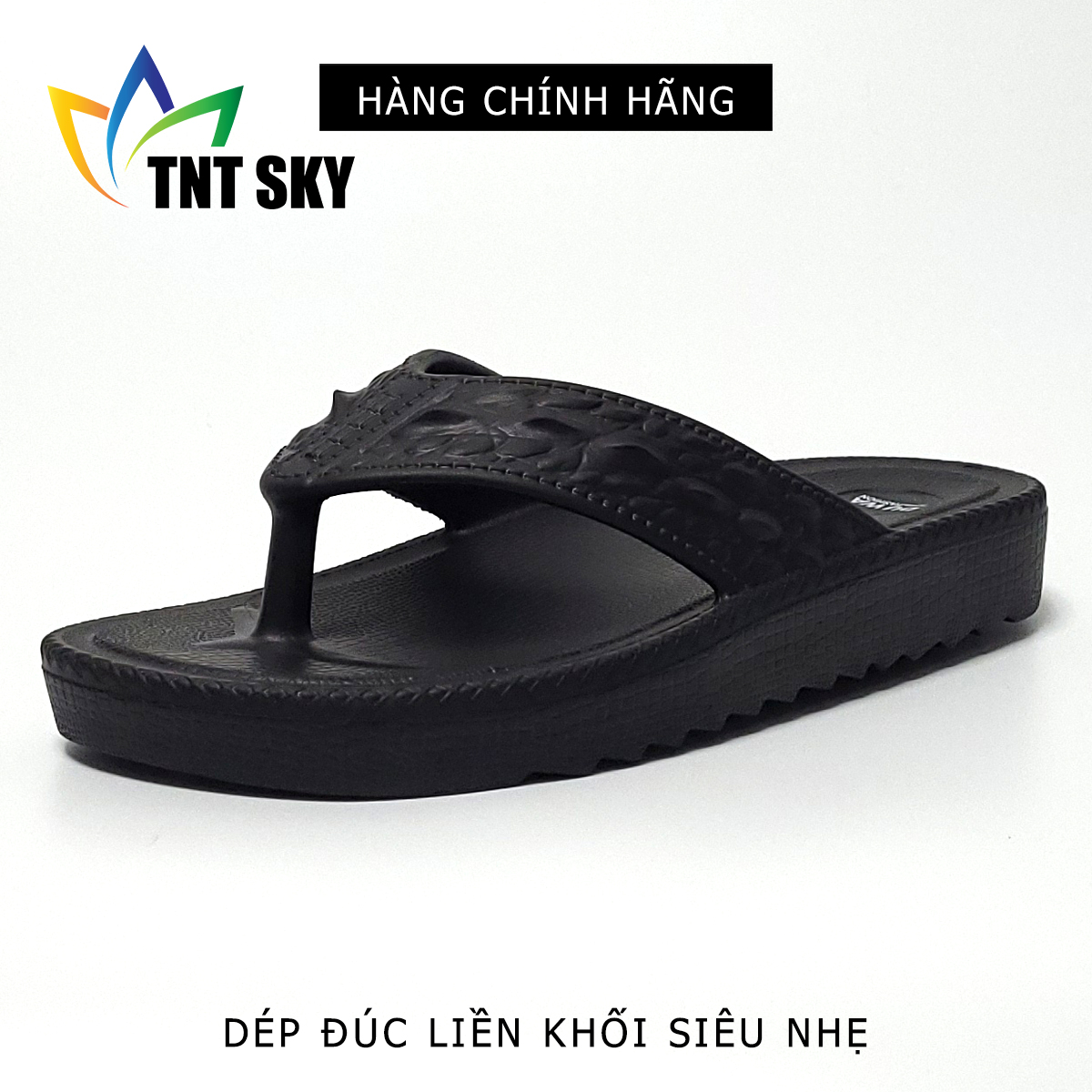 Dép Nam Xỏ Ngón Đúc Liền Khối Siêu Nhẹ - Hàng Chính Hãng - TK412