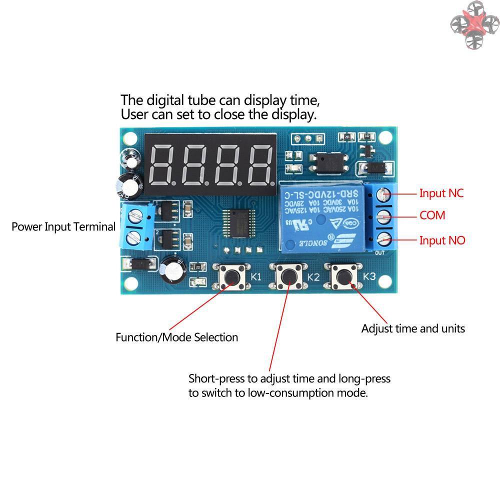 Mô Đun Hẹn Giờ Dc 12v Đa Chức Năng