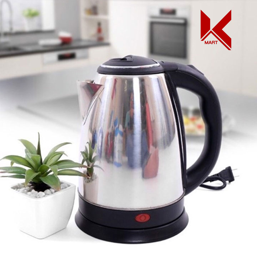 Ấm siêu tốc, ấm đun nước siêu tốc Electric Kettle công suất 1500W dung tích 1,8L - K-Mart