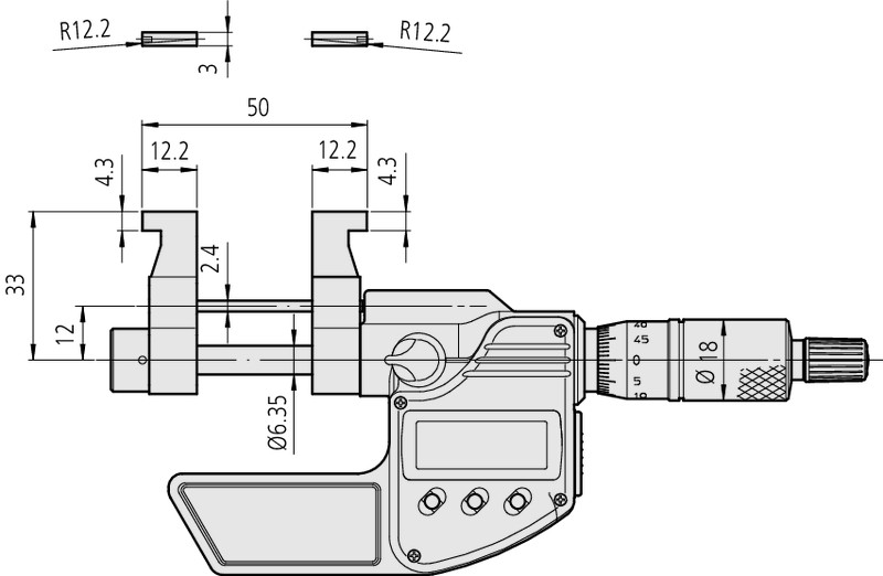 PANME ĐIỆN TỬ ĐO TRONG MITUTOYO 345-251-30
