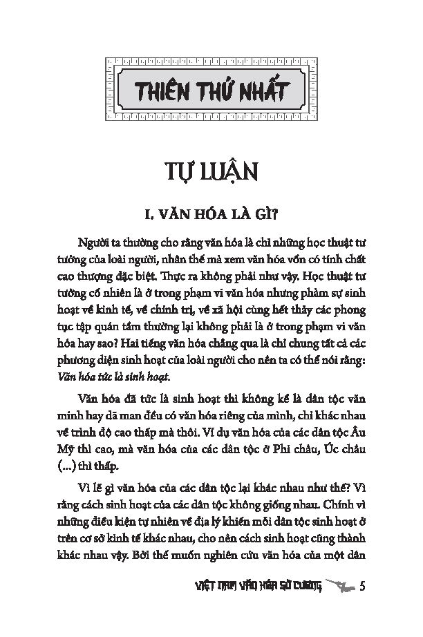 Việt Nam Văn Hóa Sử Cương (In Theo Bản Năm 1938, Quan Hải Tùng Thư)
