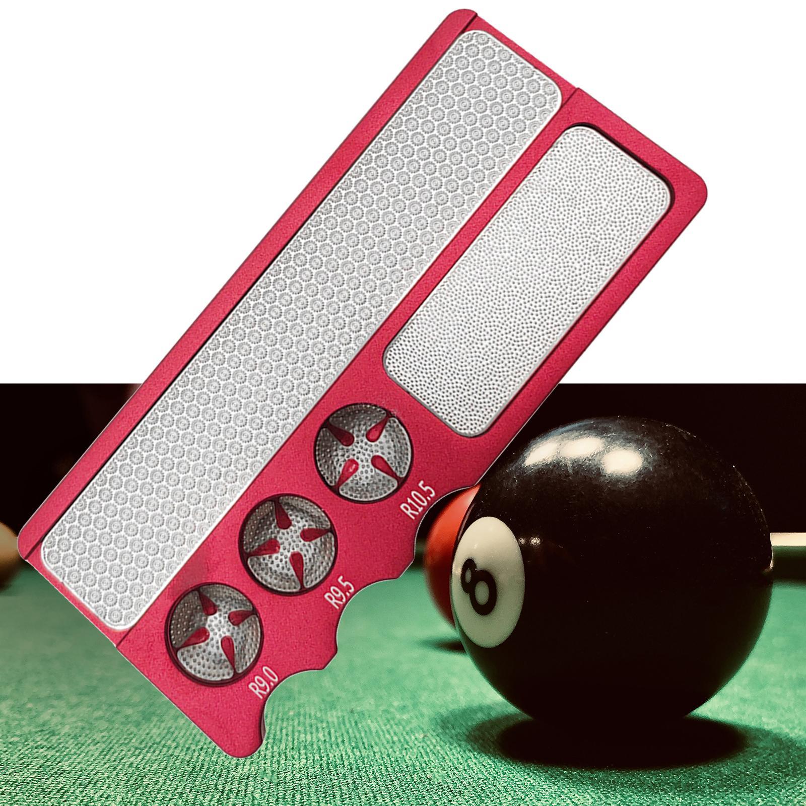 2Pcs Billiard Pool Cue Tip Shaper Burnisher Tappers 4 in 1 Cue Tip Sander