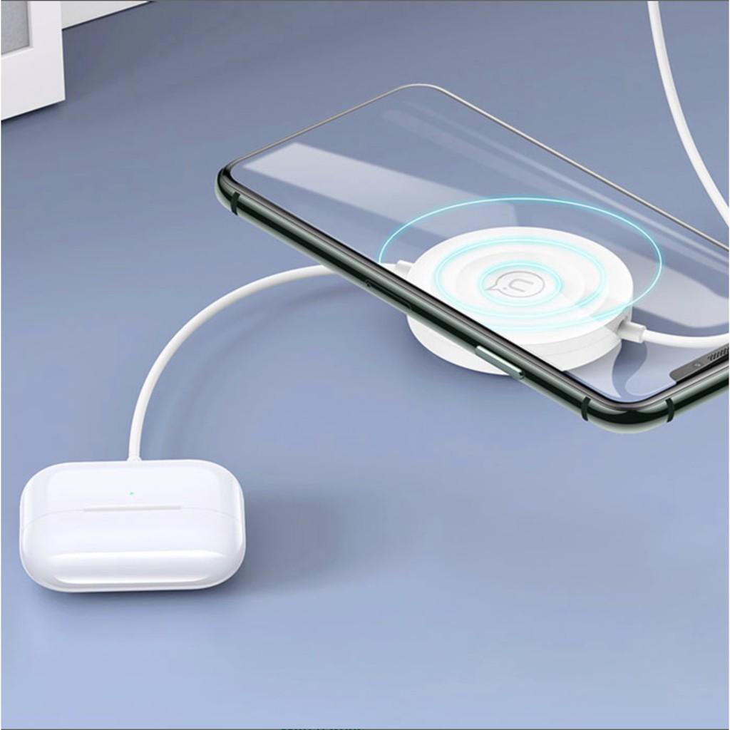 Đế sạc không dây 3in1 cho Iphone/Apple Watch/ Airpods tích hợp cáp sạc Lightning USAMS - HanruiOffical