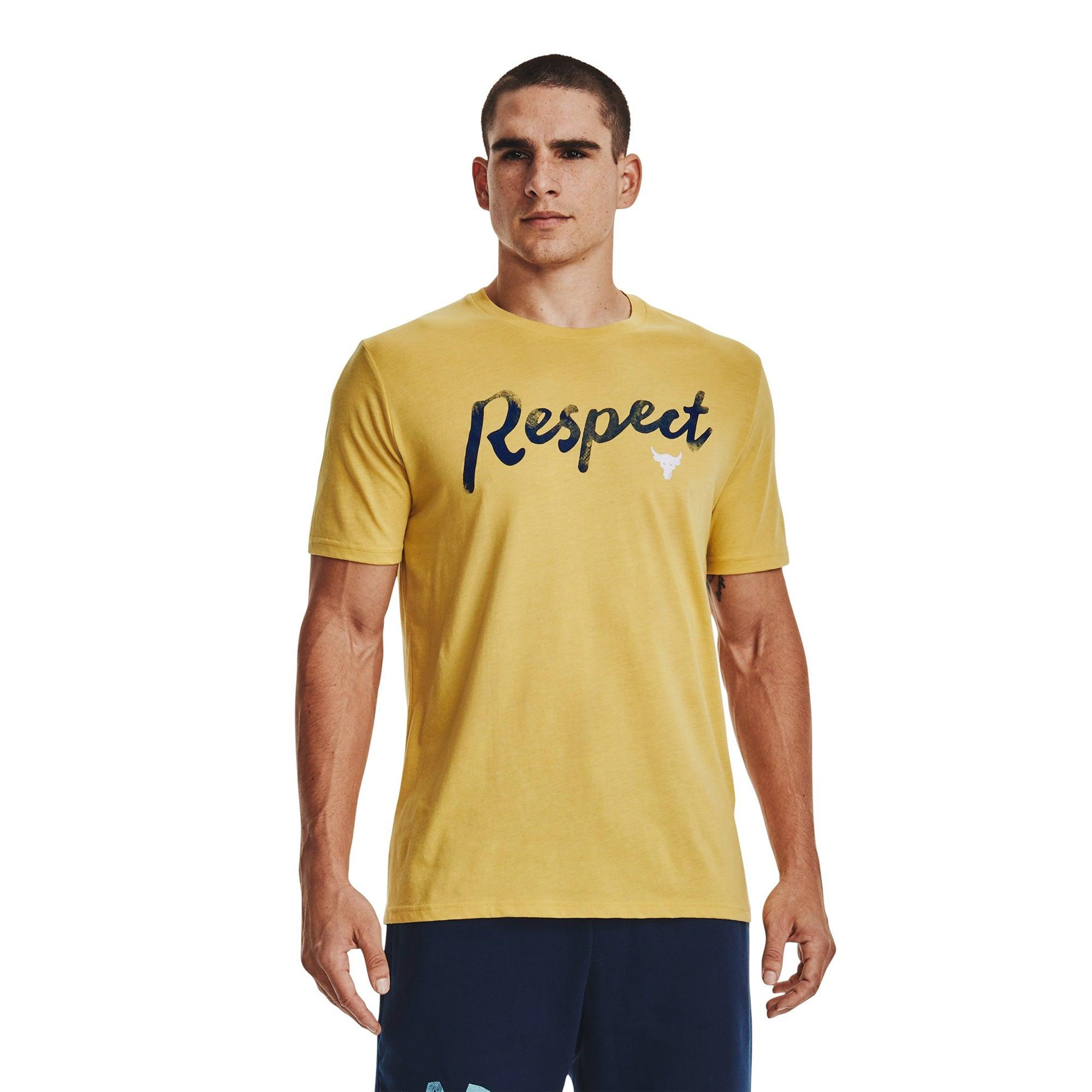 Áo thun tay ngắn thể thao nam Under Armour Project Rock Respect - 1370482-760