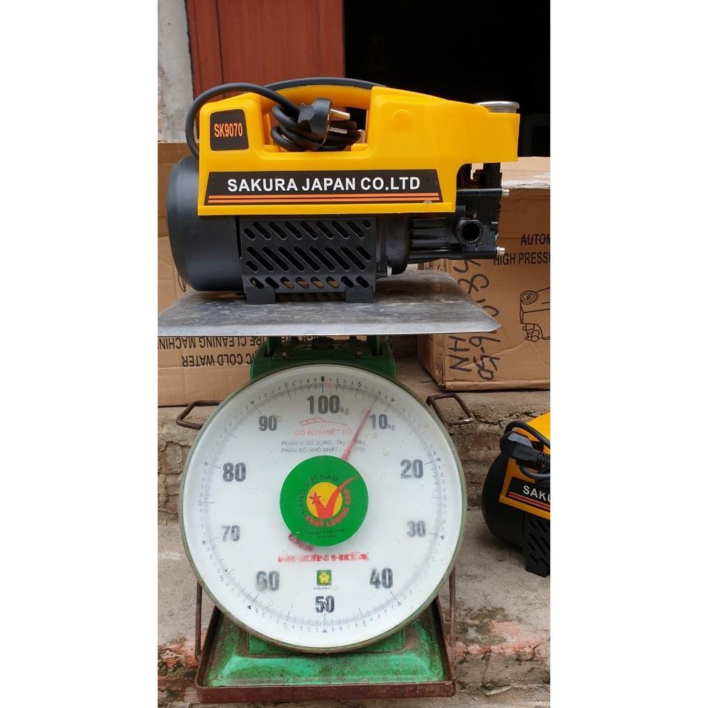 Máy rửa xe Sakura - DC1800-giá rẻ Tặng bình xịt tuyết
