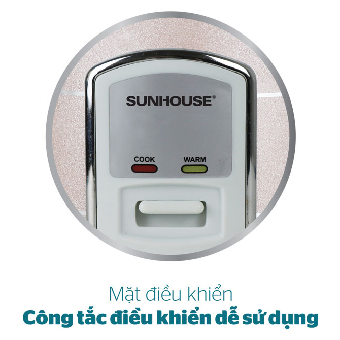 Nồi Cơm Điện Happytime Sunhouse HTD-8172 (1.2L) - Hàng Chính Hãng