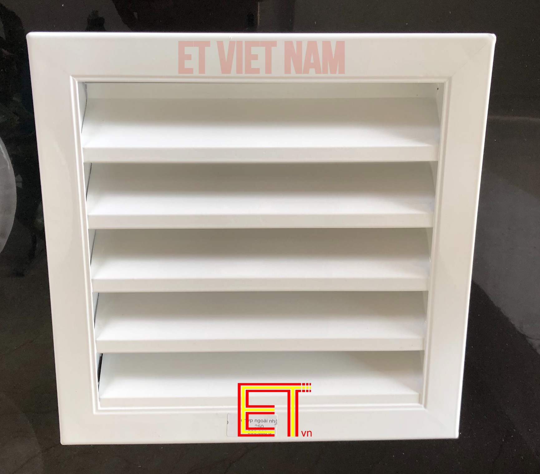 Mặt chớp che mưa, Mặt thoáng che mưa, Cửa gió, Louver TNN 350