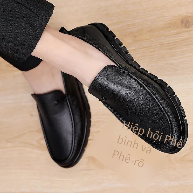 Những người yêu thích giày da thuận lợi nhất giày tăng khuyến nghị giày lưới màu đỏ giày làm việc thoáng khí