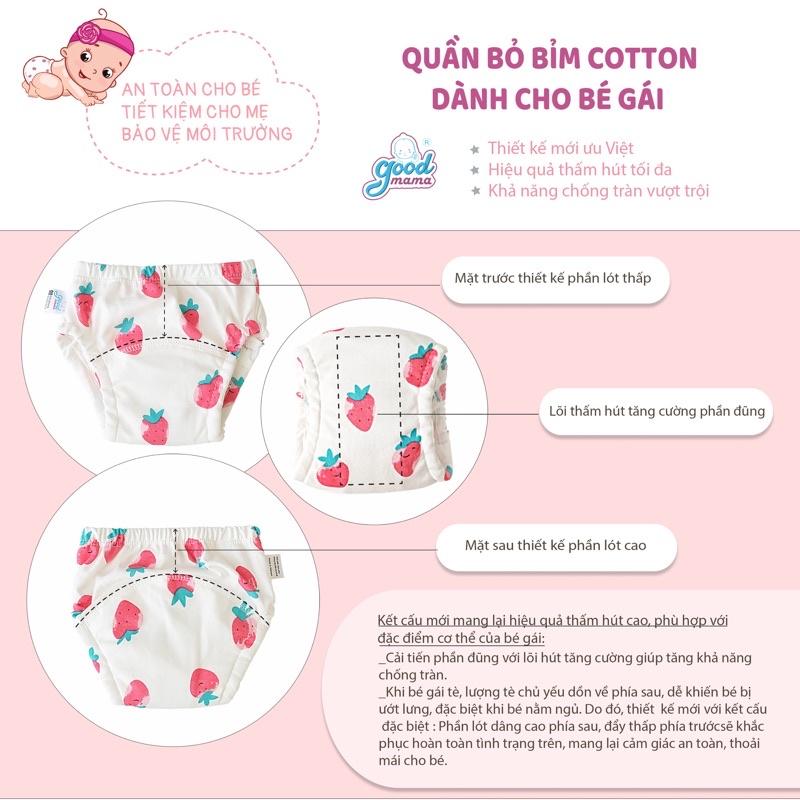 Quần bỏ bỉm 6 Lớp cao cấp dành cho bé trai và bé gái từ 4-17Kg